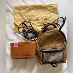 Louis Vuitton Palm Springs Mini Reverse Monogram with Organizer